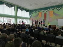 В школе № 55 Ленинского района прошли уроки мужества.